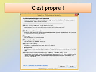 C’est propre !
Médiathèque - Lorient - 2016
 