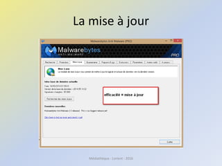 La mise à jour
Médiathèque - Lorient - 2016
 
