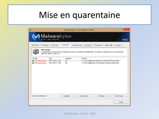 Mise en quarentaine
Médiathèque - Lorient - 2016
 