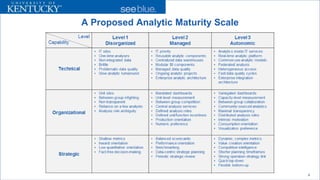 A Proposed Analytic Maturity Scale 
6 
 
