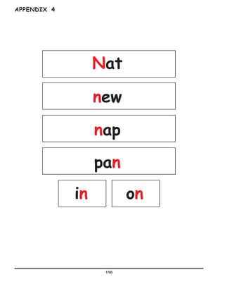 116
APPENDIX 4
Nat
new
in on
nap
pan
 
