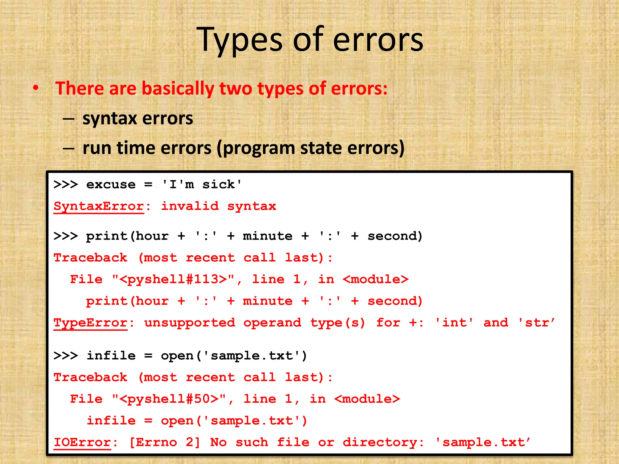 Python Exception handling using Try-Except-Finally | PPT