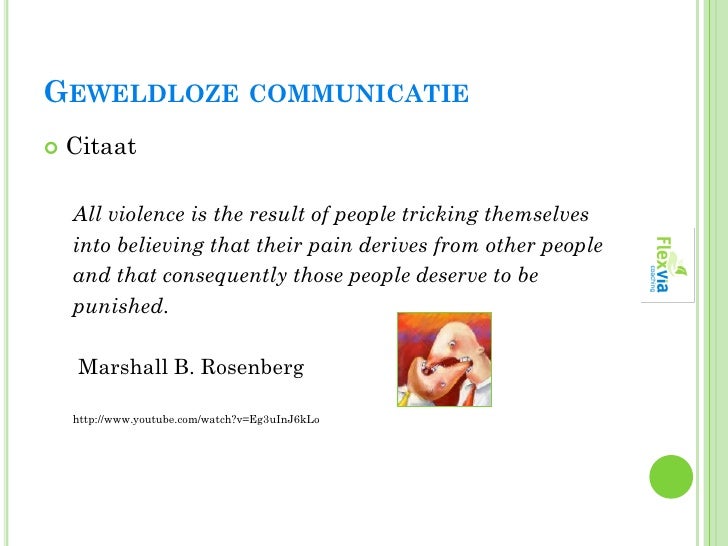 Vkw Conflicthantering Geweldloze Communicatie 20091202 Vkw Conflicthantering Geweldloze Communicatie 20091202