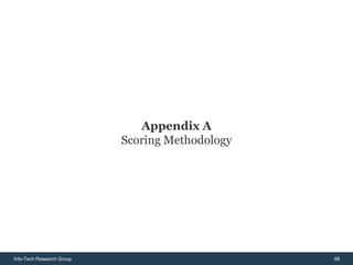 Appendix A
                           Scoring Methodology




Info-Tech Research Group                         68
 