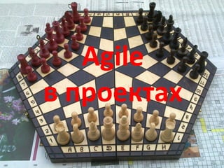 Agile
в проектах
 