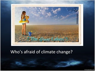 Who’s afraid of climate change?  