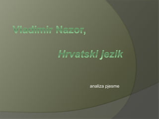 Vladimir Nazor, Hrvatski jezik