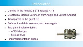 Volume Encryption In CloudStack | PDF