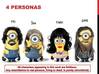 4 PERSONAS
All characters appearing in this work are fictitious.All characters appearing in this work are fictitious.
Any resemblance to real persons, living or dead, is purely coincidental.Any resemblance to real persons, living or dead, is purely coincidental.
 