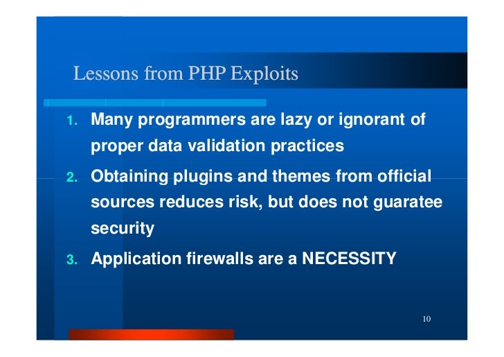 Securing Your Wordpress Website - Wordcamp Sydney 2012