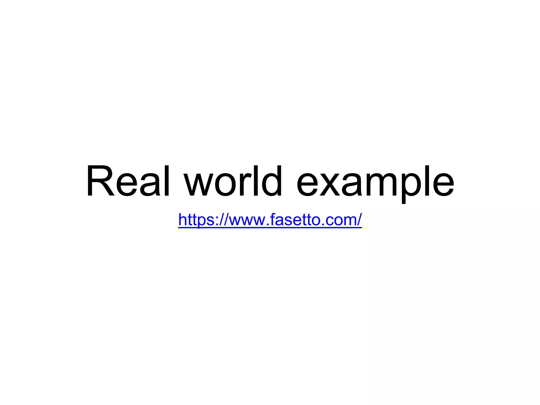 Real world example 
https://www.fasetto.com/ 
 