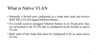 Native Vlan Example VLAN | PPTX