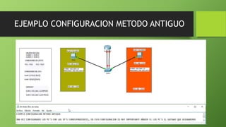 EJEMPLO CONFIGURACION METODO ANTIGUO
 