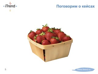 Поговорим о кейсах
www.itrend.ru5
 