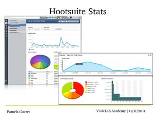 Hootsuite Stats




Pamela Guerra               VinixLab Academy | 11/11/2011
 