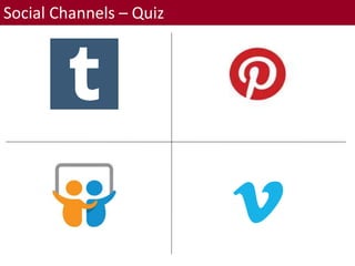 Social Channels – Quiz
 