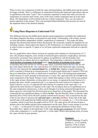 Vapour Liquid Equilibirium using digramatic representation | PDF