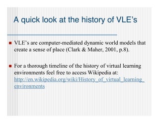 Virtual Learning Environments PDF | PDF