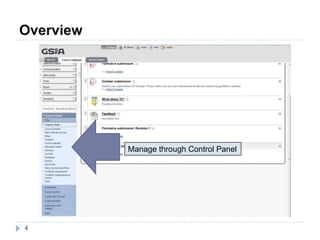 Overview
4
Manage through Control Panel
 