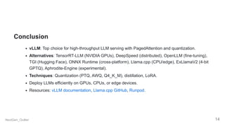 Optimizing Large Language Models with vLLM and Related Tools.pdf