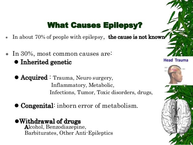 What causes epilepsy?