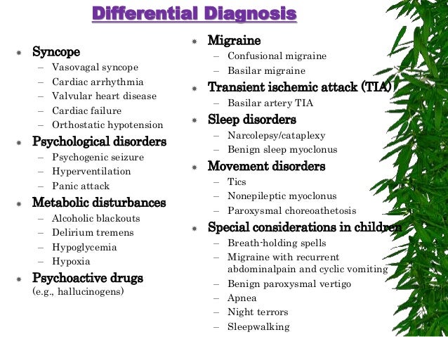 Epilepsy and hypoglycemia