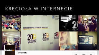 KRĘCIOŁA W INTERNECIE 
 
