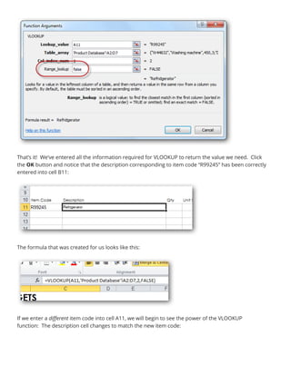 How to Use VLOOKUP in Excel | PDF