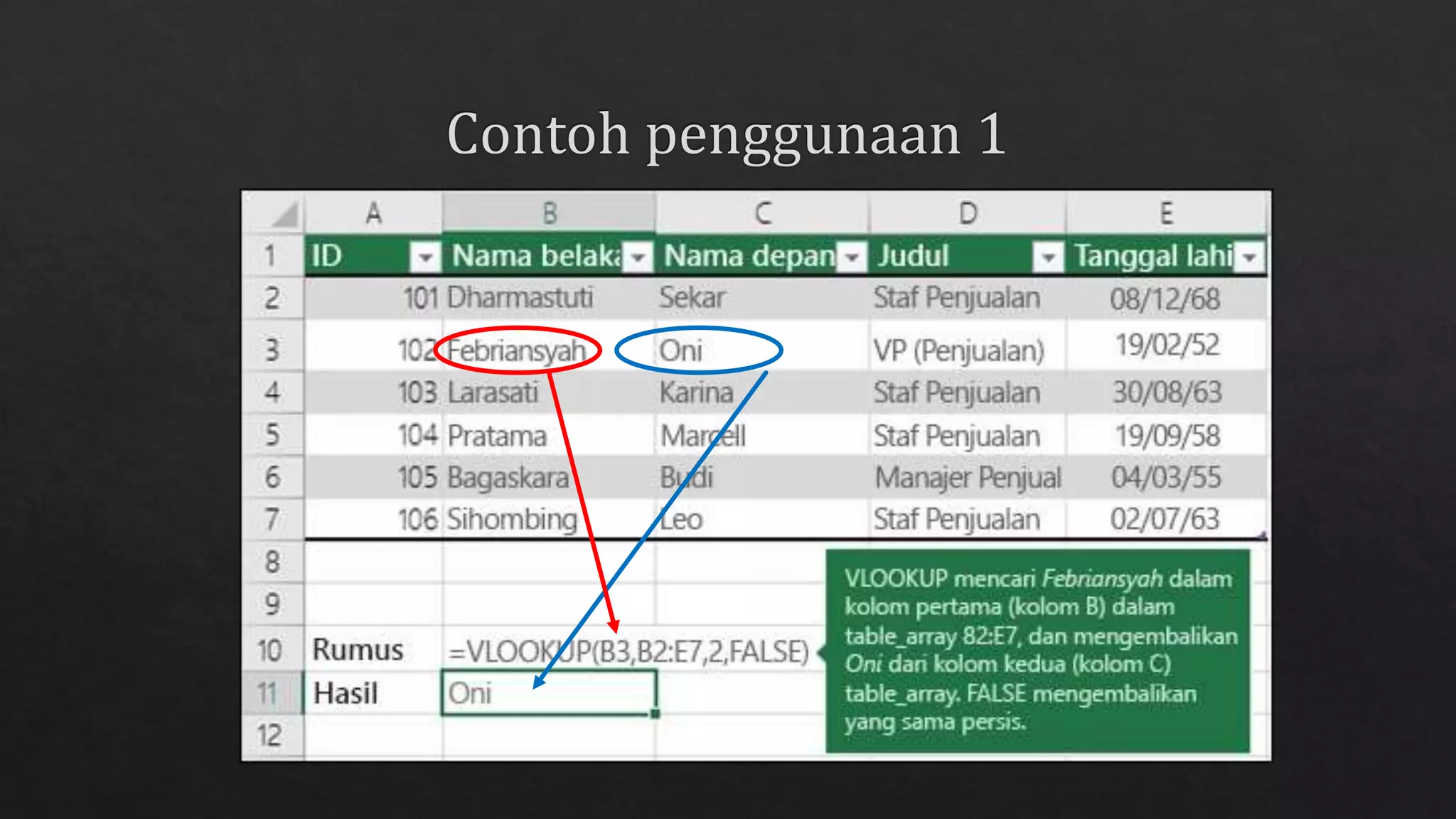 Vlookup – microsoft excel