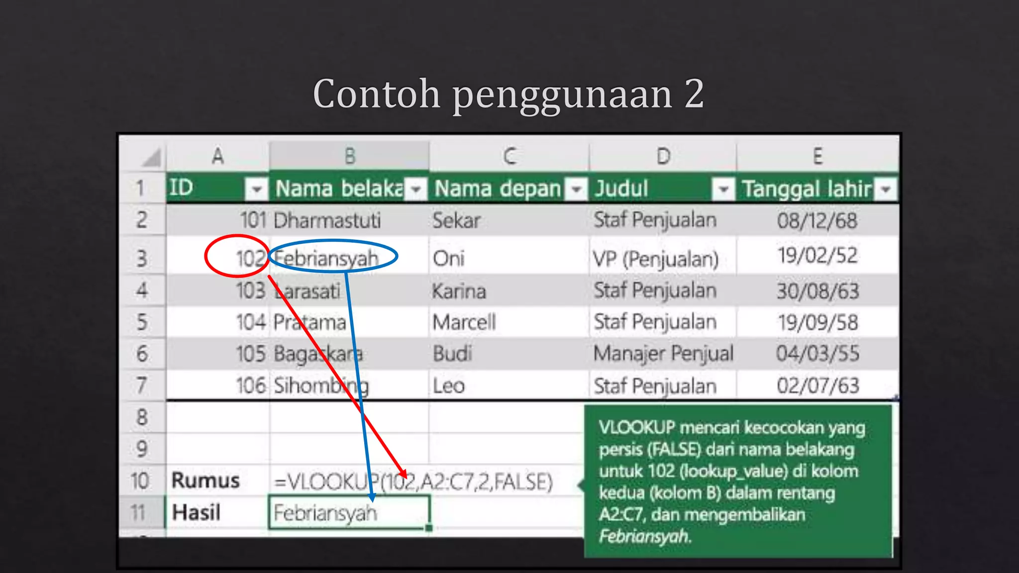 Vlookup – microsoft excel