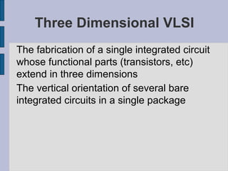 Vlsi | PPT | Physics | Science