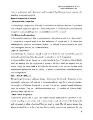 Vlsi physical design-notes | DOCX