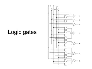 Logic gates
 