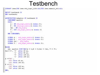 Testbench
 