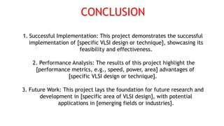 VLSI Design ppt.pptx which explains the importance | PPTX