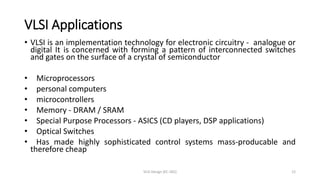 Vlsi Balanced Data Cd R VLSI Design Unit 1.pdf ddddddddddddddddddddddddddd | PDF