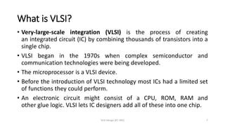 VLSI Design Unit 1.pdf ddddddddddddddddddddddddddd | PDF