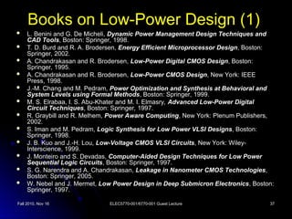 VLSI for Low Power design and circuit.ppt