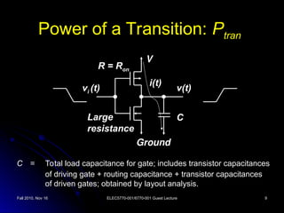 VLSI for Low Power design and circuit.ppt