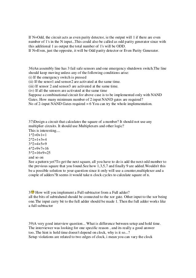 Vlsi Interview Questions1