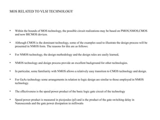 VLSI ist chapter cmos fabrication process | PPTX