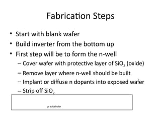VLSI ist chapter cmos fabrication process | PPTX