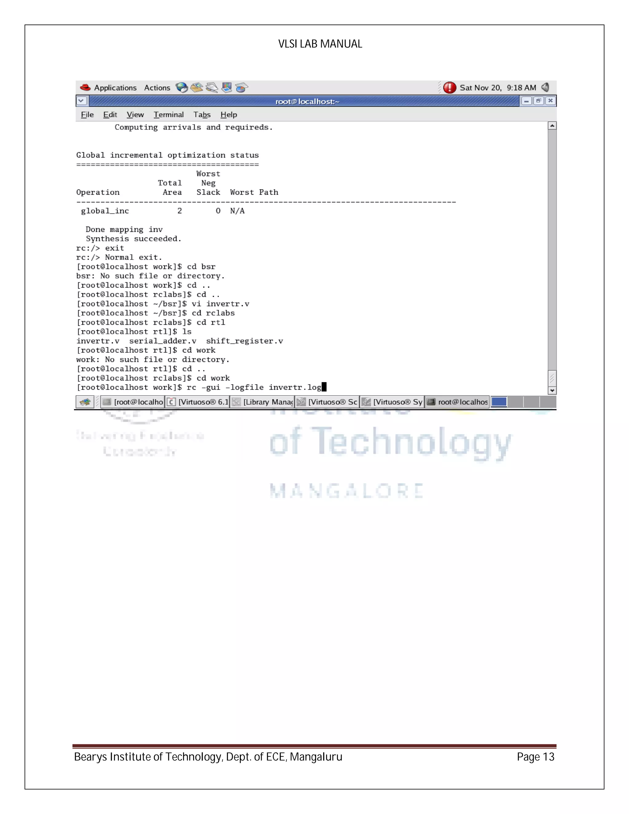 VLSI lab report using Cadence tool | PDF