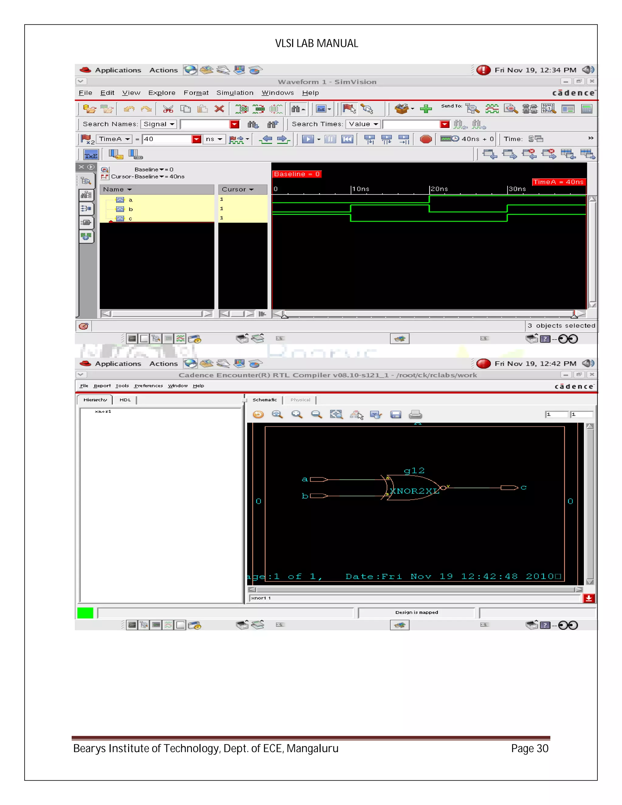 VLSI lab report using Cadence tool | PDF
