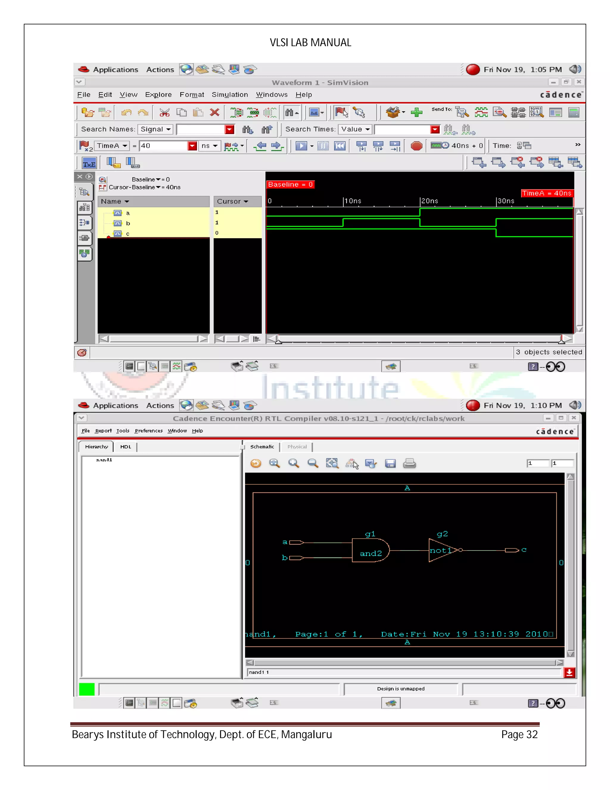 VLSI lab report using Cadence tool | PDF | Computing | Technology ...