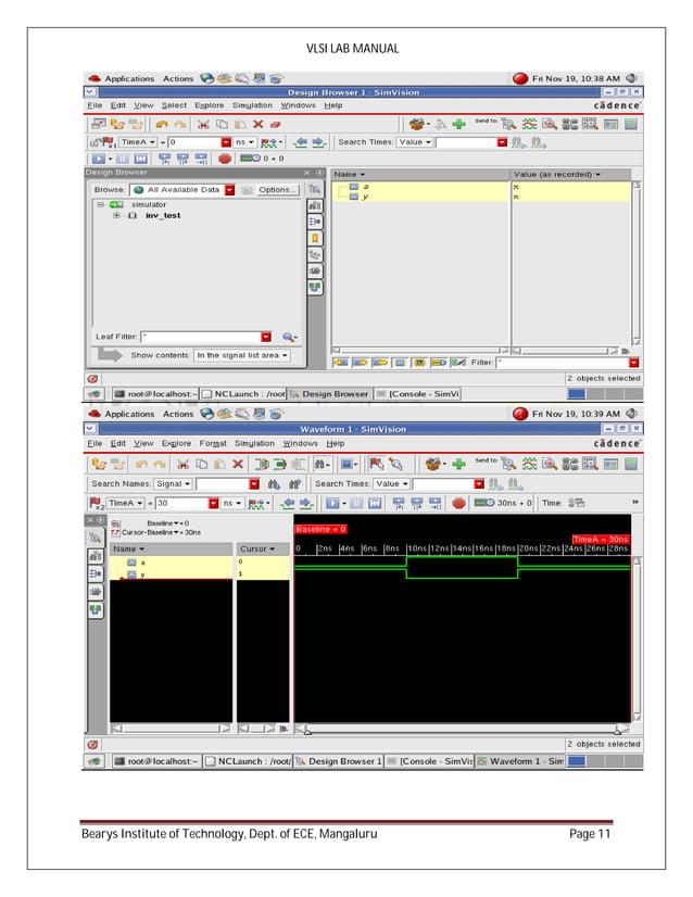 VLSI lab report using Cadence tool | PDF