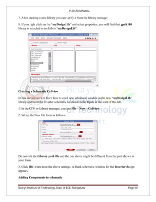 VLSI lab report using Cadence tool | PDF
