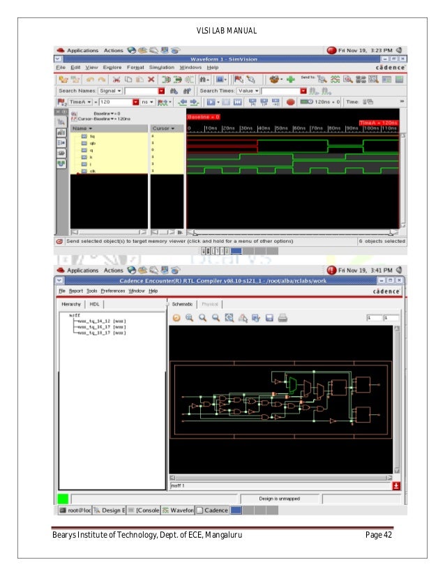 VLSI lab report using Cadence tool