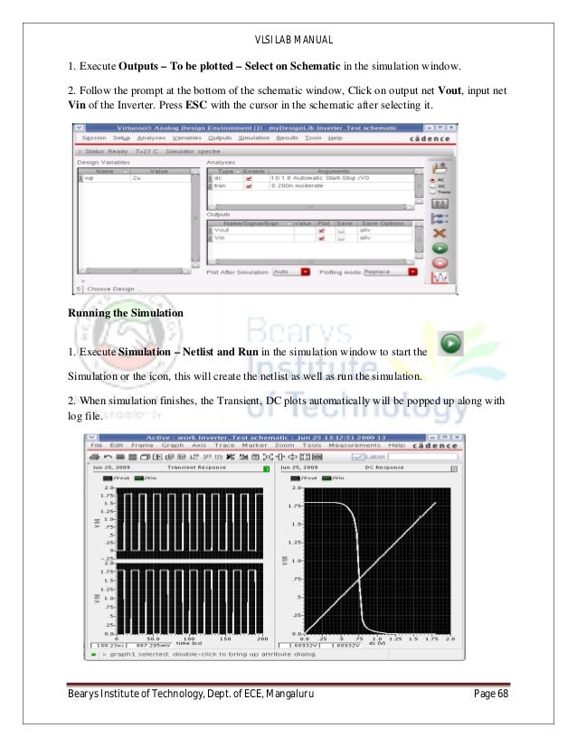 VLSI lab report using Cadence tool