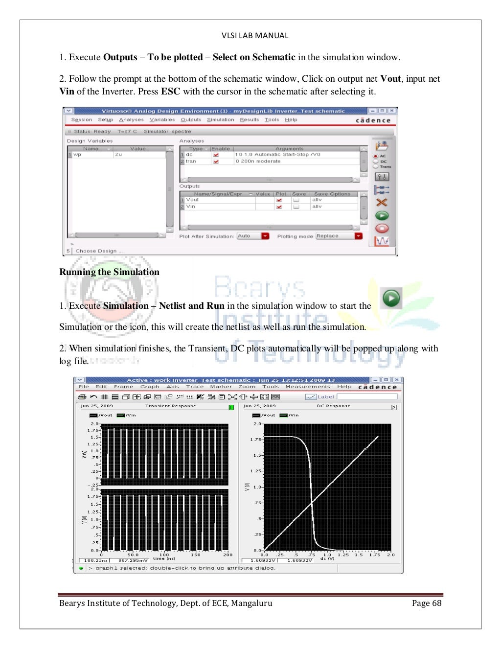 VTU ECE 7th sem VLSI lab manual